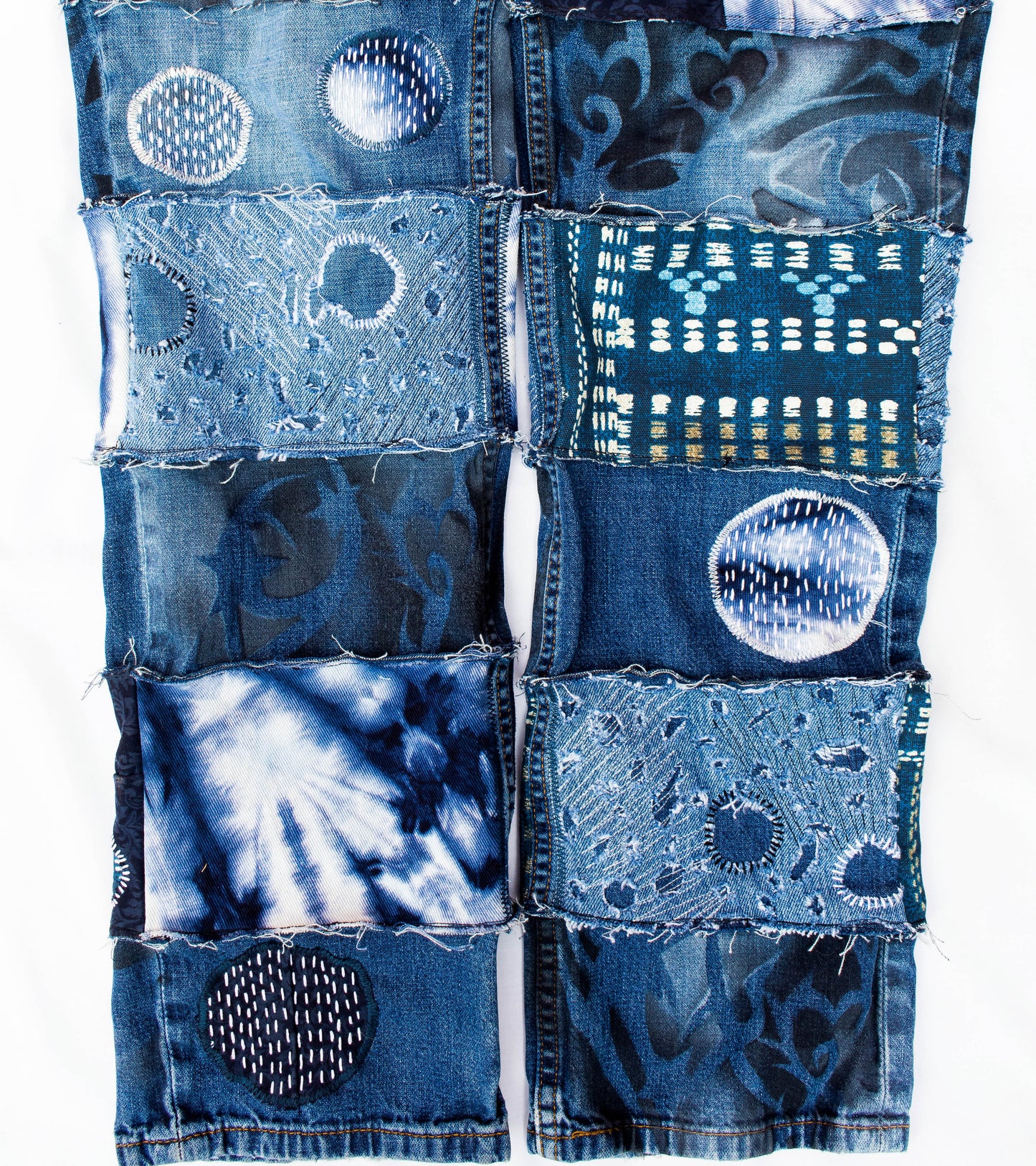 Tribal Layered Jeans